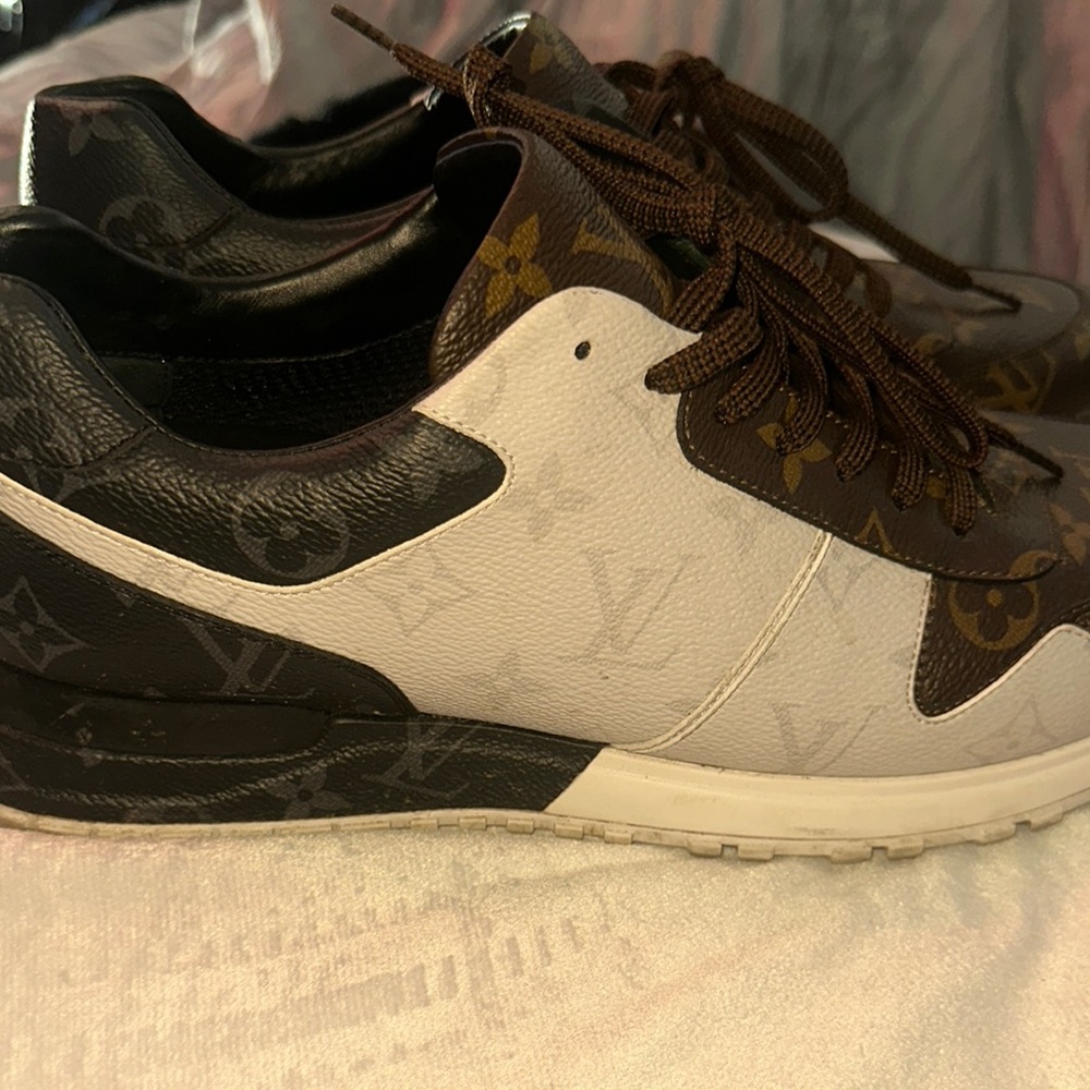 Louis Vuitton Black and White Sneakers
